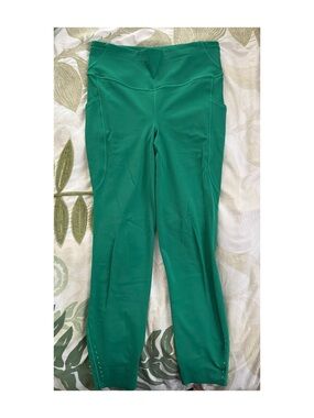 Lululemon Green Pocket Leggings